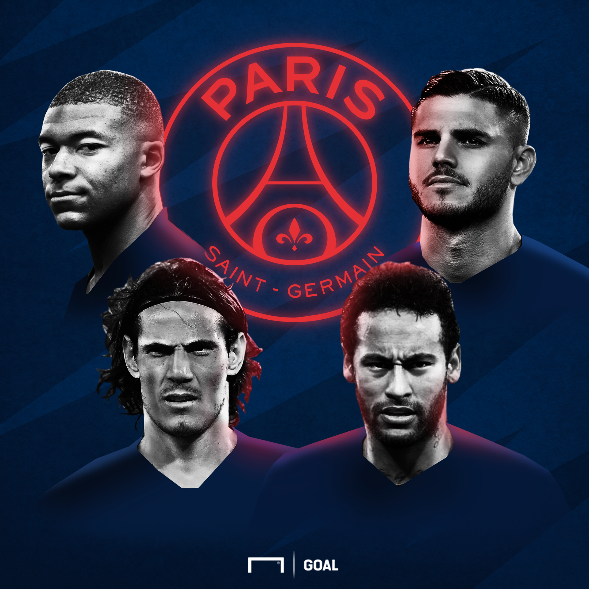 Neymar, Mbappé, Cavani, Icardi... Le PSG possède-t-il désormais la meilleure attaque en Europe ?