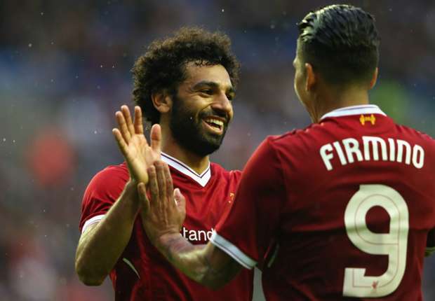 Hasil gambar untuk mohamed salah goal liverpool
