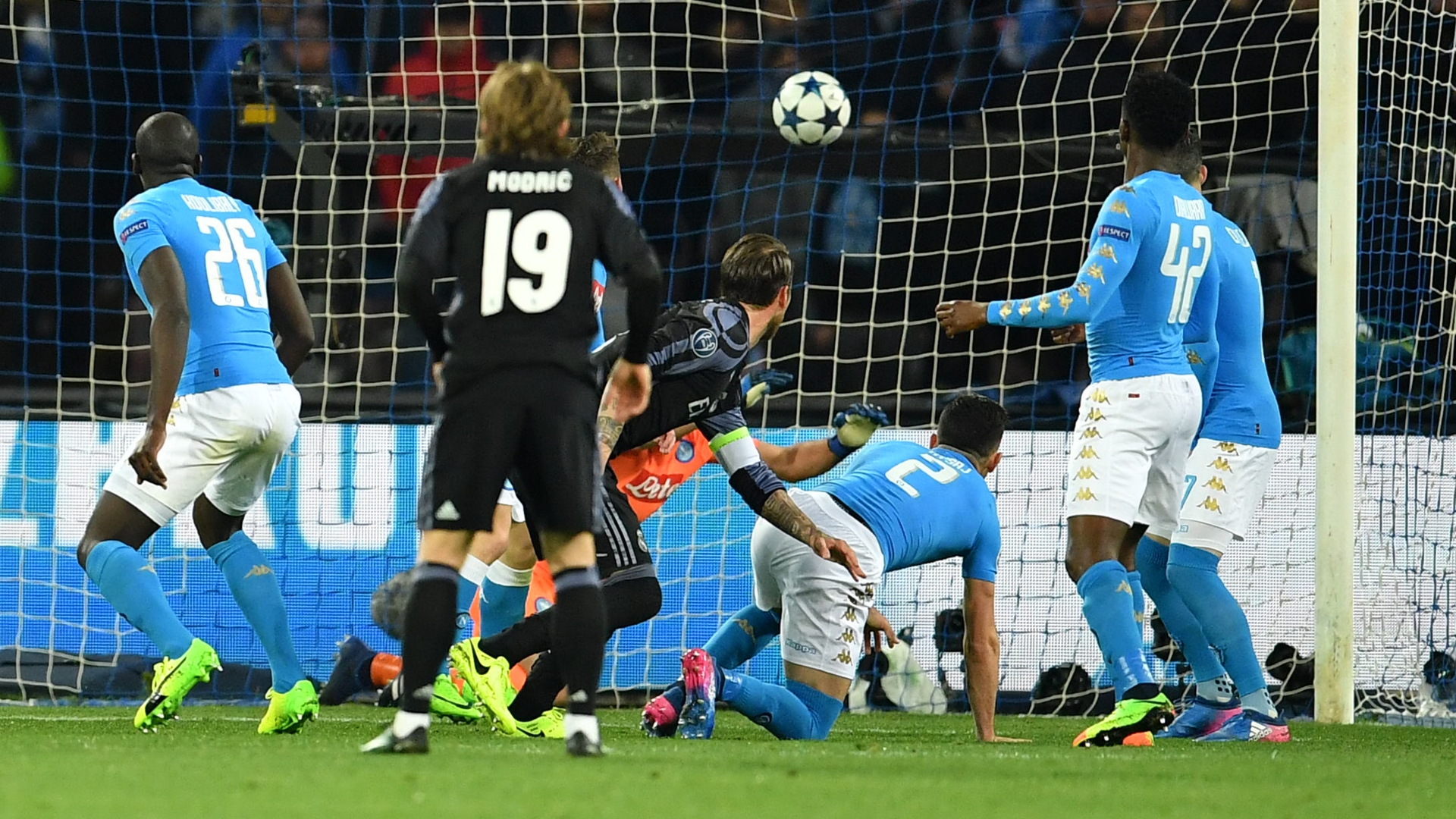 Sergio Ramos Napoli Real Madrid