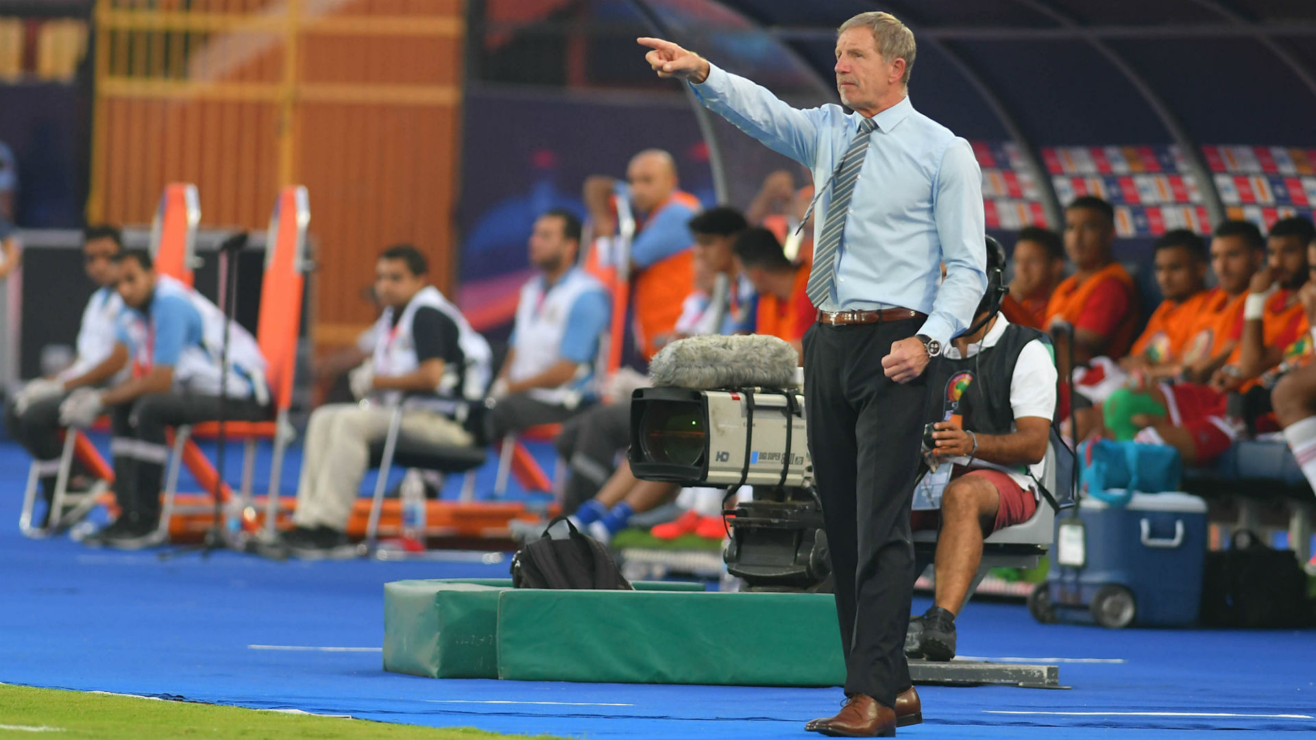 Baxter defends Bafana Bafana's game plan despite Afcon 2019 hopes resting in the balance Baxter defends Bafana Bafana's game plan despite Afcon 2019 hopes resting in the balance