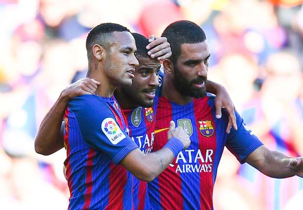 Rafinha Arda Turan Neymar Barcelona Deportivo