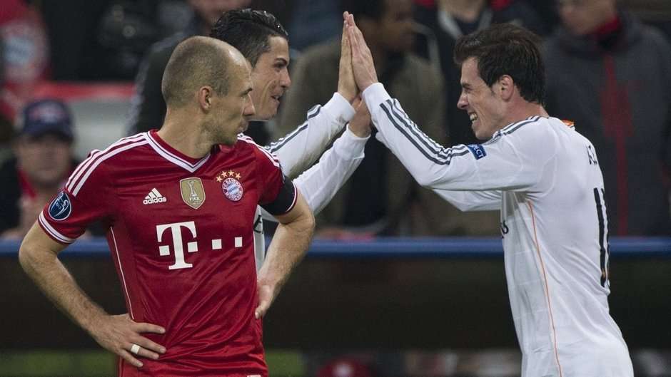 Arjen Robben Cristiano Ronaldo Gareth Bale Bayern Munich ... - 940 x 529 jpeg 43kB