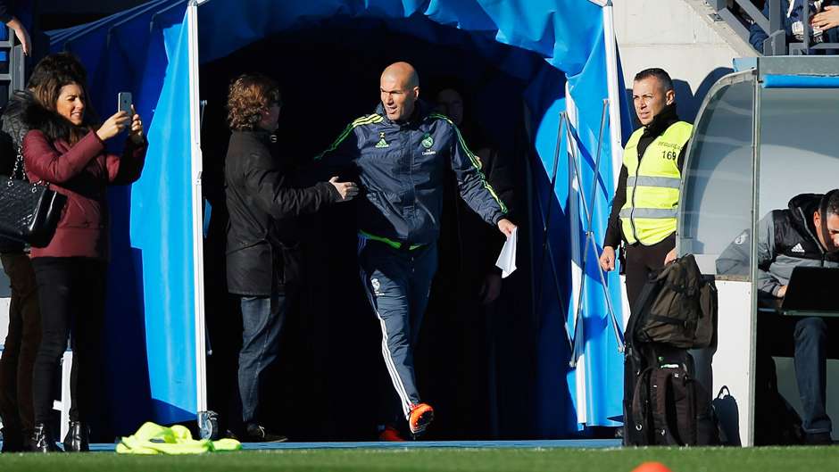 Zinedine Zidane Real Madrid Training