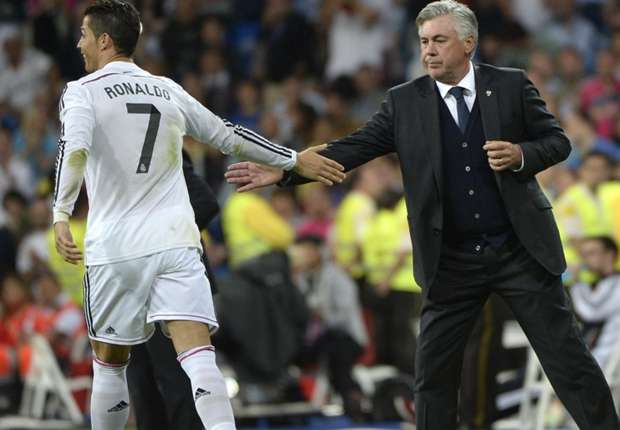 Carlo Ancelotti diz que ficou "sem palavras" para definir Cristiano Ronaldo