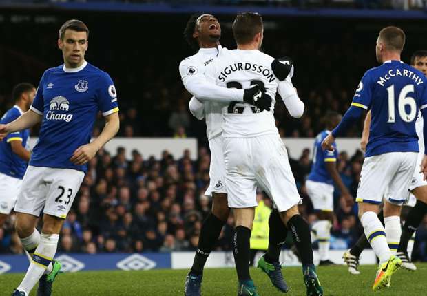 Everton 1-1 Swansea: Coleman cancels out Sigurdsson opener