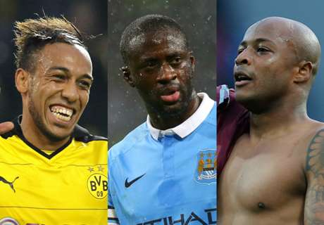 Toure & Aubameyang up for CAF gong