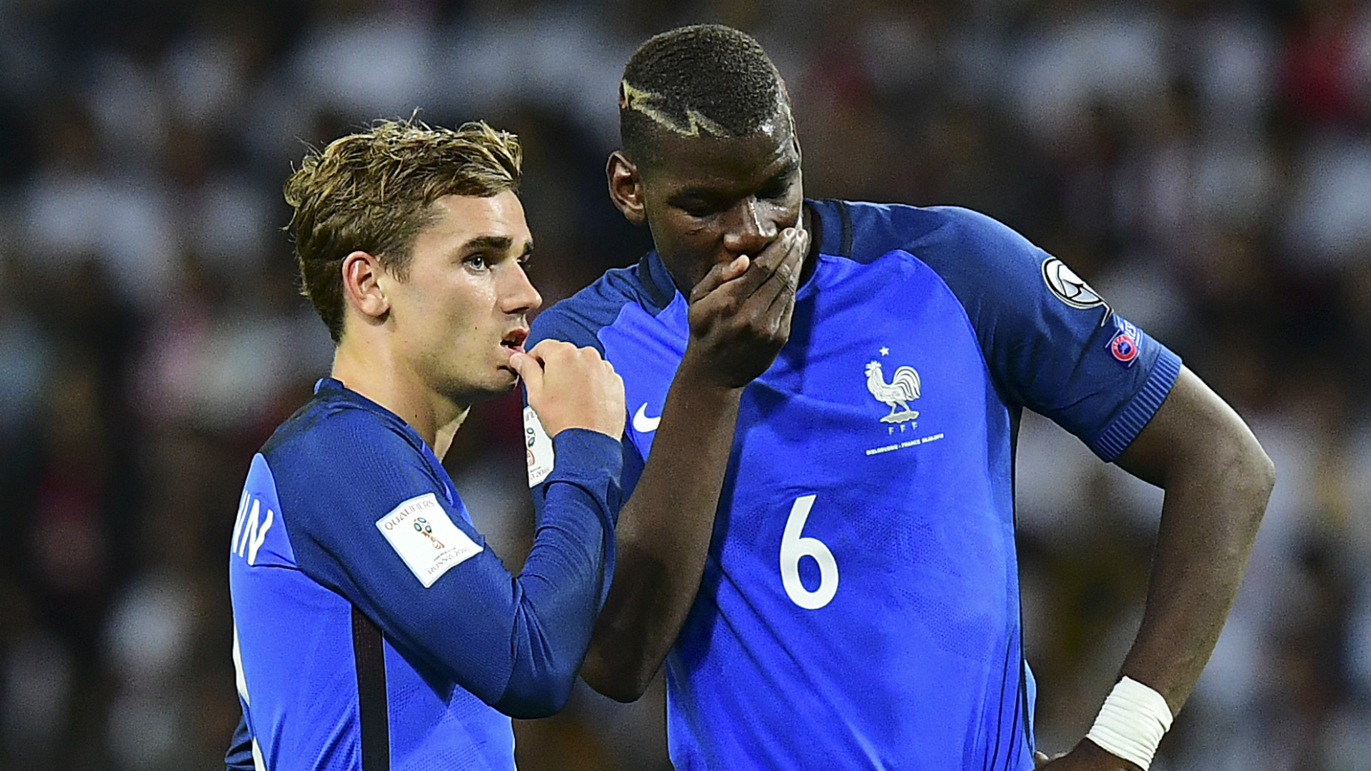 Antoine Griezmann Paul Pogba France 2016