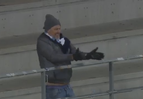 Swedish club celebrate win with only fan