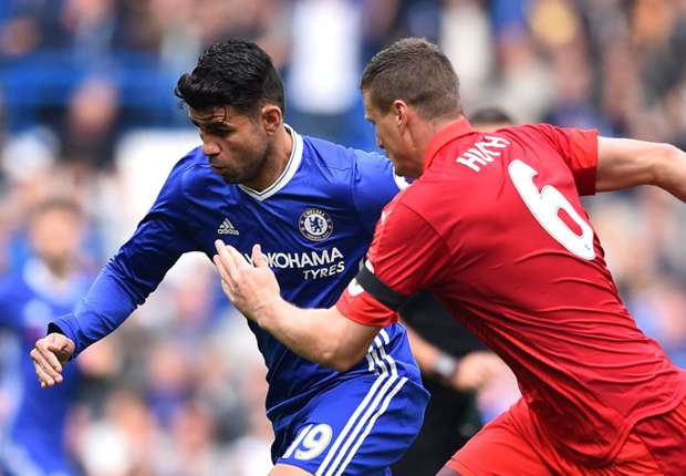 HD Diego Costa Robert Huth Chelsea Leicester 151016