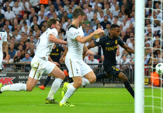 Tottenham 1-2 Monaco: Lemar stuns Spurs at Wembley