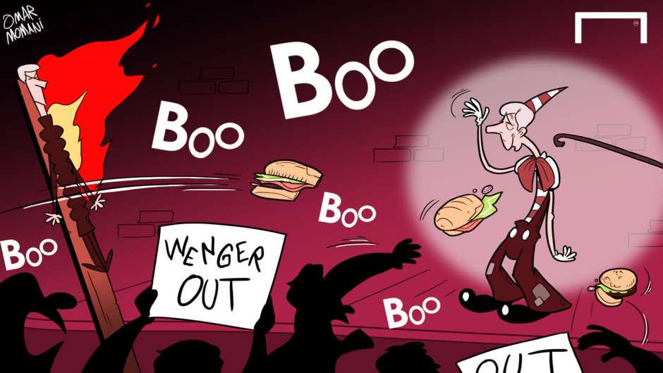 CARTOON: Wenger booed