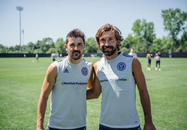 In Pictures: Pirlo's first training session for New York City FC
