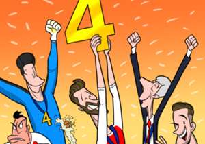 While Olivier Giroud and Arsenal celebrate their draw with Bournemouth, Alexis Sanchez seems to becoming frustrated with their fourth-place ambitions!