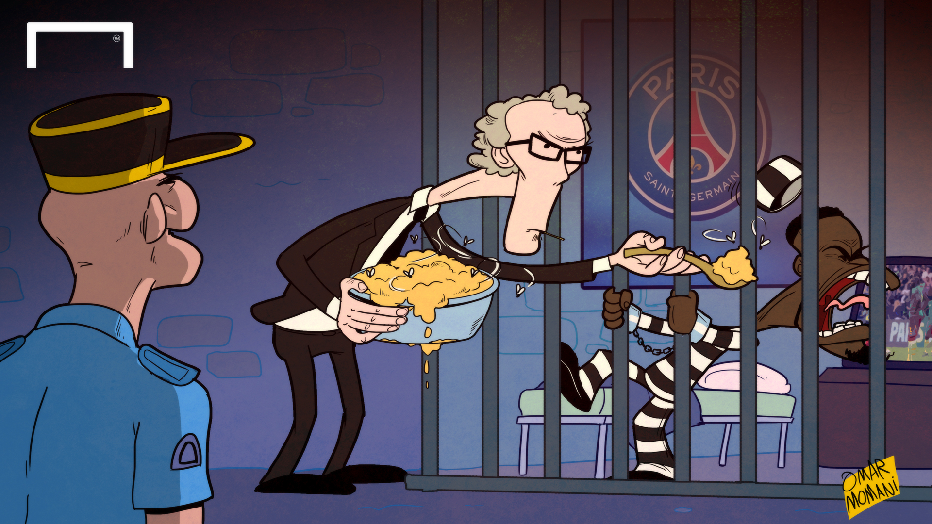 CARTOON: Aurier behind bars - Goal.com