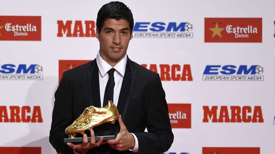 Luis Suarez Barcelona Liverpool Golden Shoe