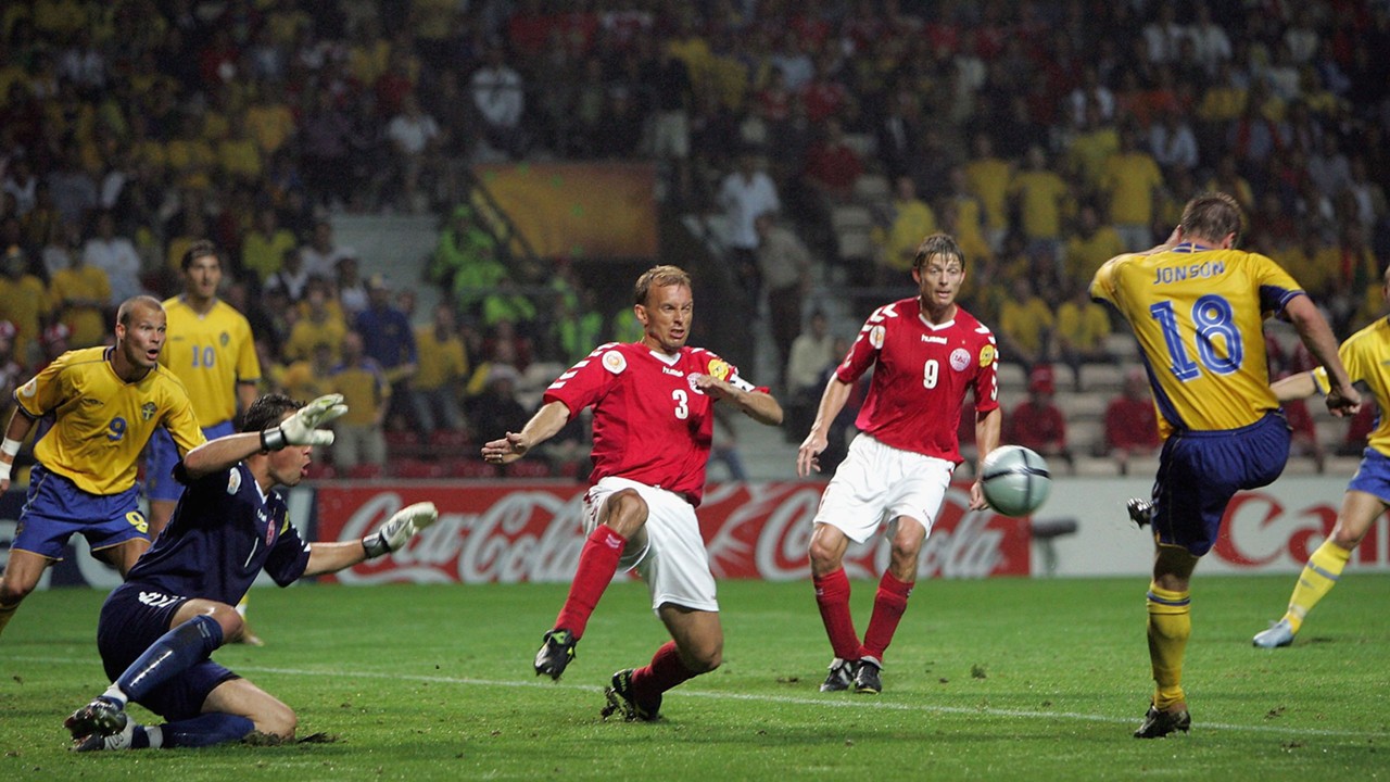 Mattias Jonson Sweden Denmark Euro 2004