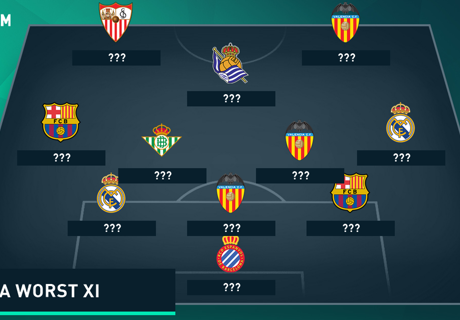Goal's Worst Liga XI of the Season
