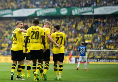 Dortmund hit Darmstadt for six