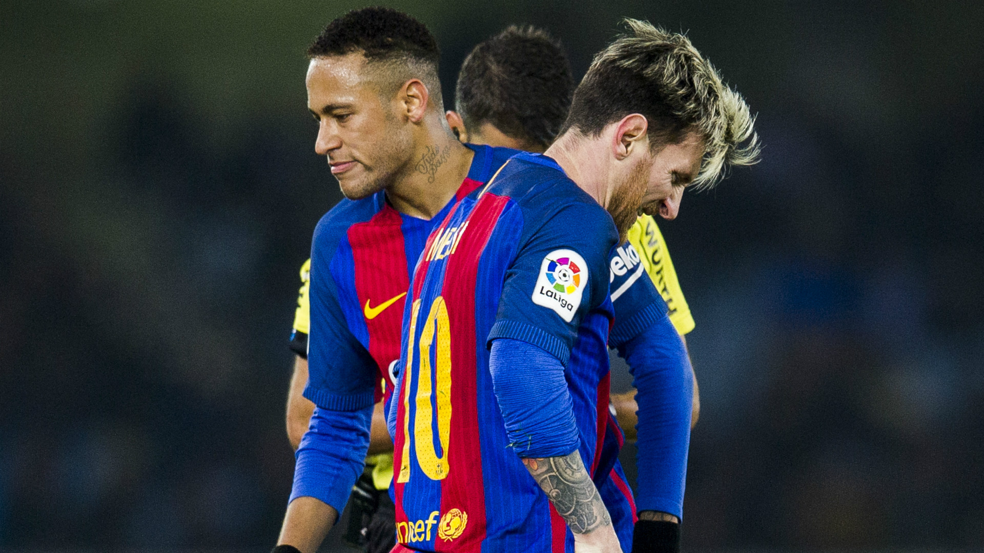 Neymar Lionel Messi Barcelona - Goal.com