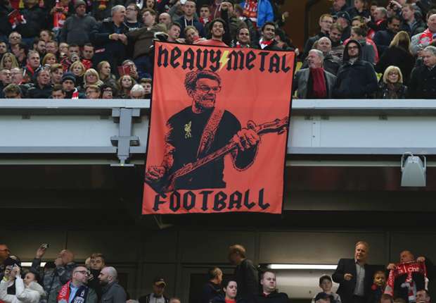 Image result for jurgen klopp heavy metal banner