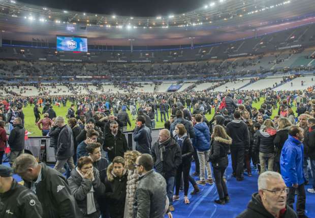 I tifosi bloccati allo Stade de France