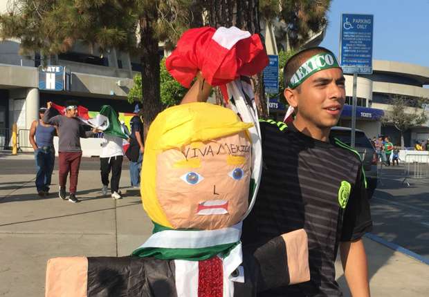 Mexico fans share their views on Donald Trump prior to Copa America warm-up match