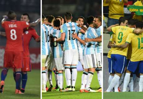 Ranking FIFA: Selecciones CONMEBOL