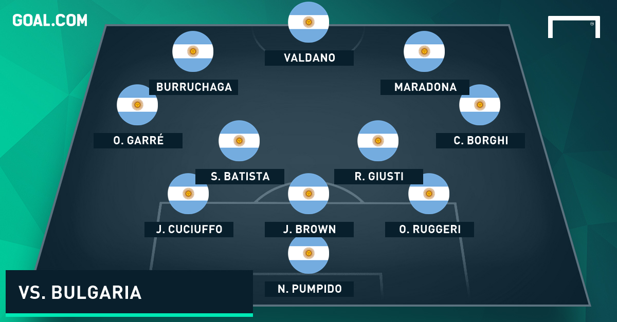 Argentina v Bulgaria A team that learned how to play alongside the