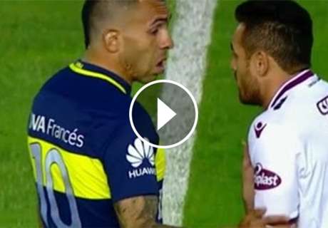 ► La explosiva reacción de Tevez