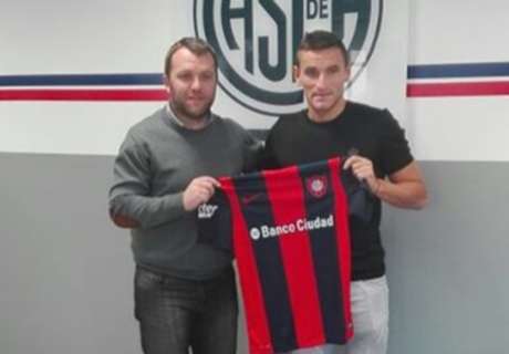 Bergessio firmó en San Lorenzo