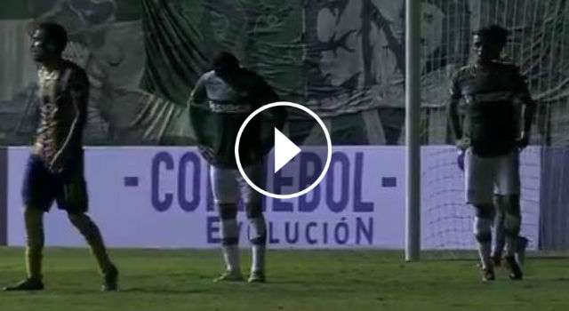 Así fue el apagón en el estadio de Palmaseca ►
