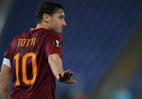 El fútbol español se despide de Totti