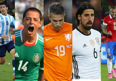 As camisas das Seleções em 2015