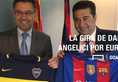 GALERÍA | La gira de Angelici en Europa