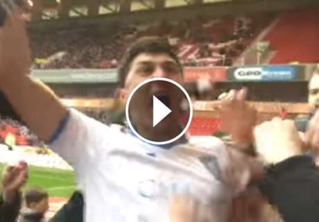► Desencajado festejo argentino