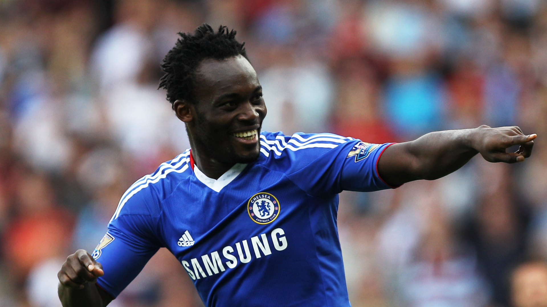 Michael Essien West Ham v Chelsea Premier League 11092010