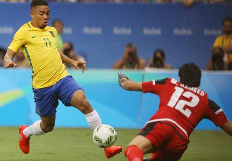 In stats: Gabriel Jesus at Olympics