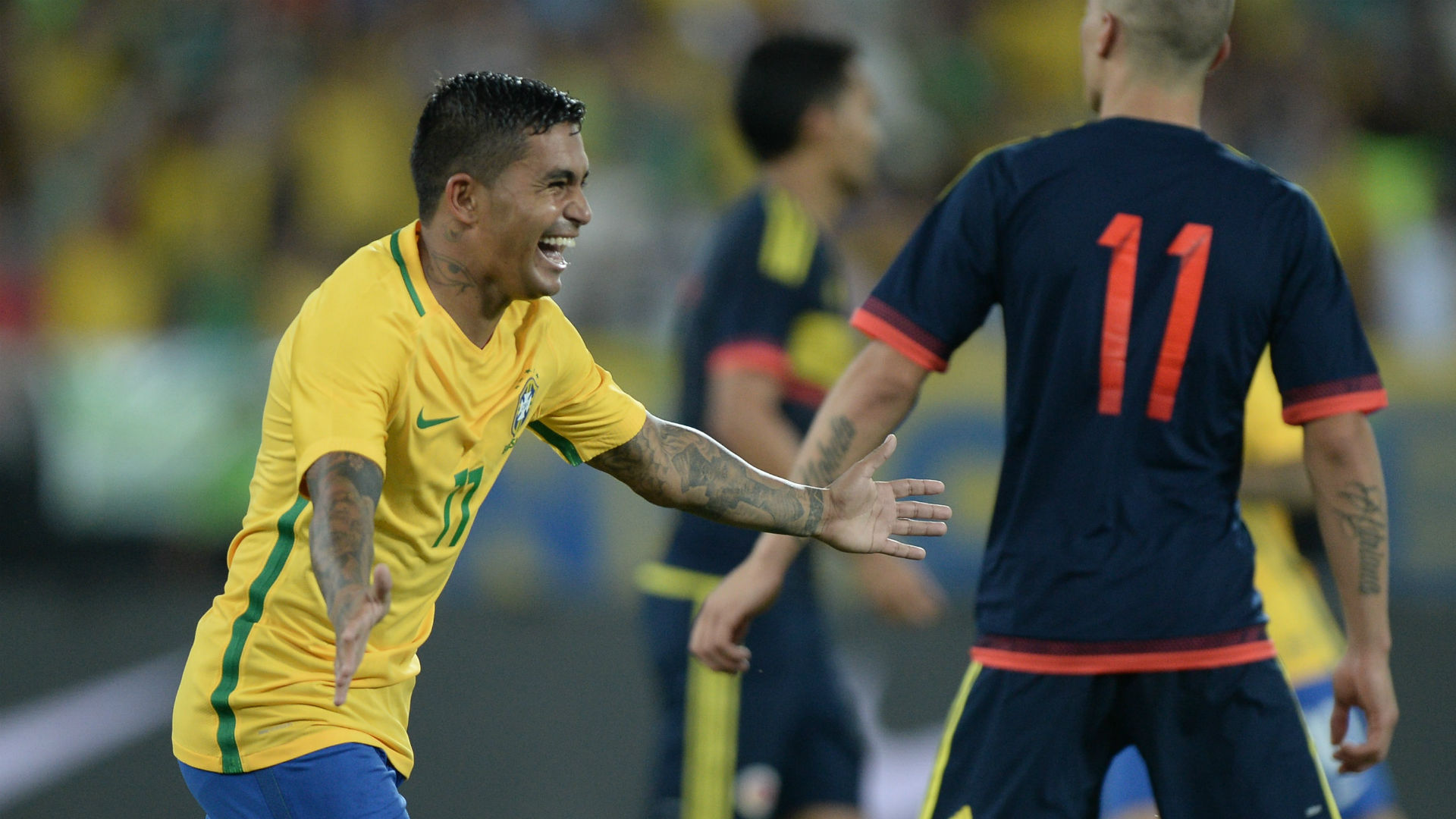 Dudu Brasil Colombia amistoso 25 012017