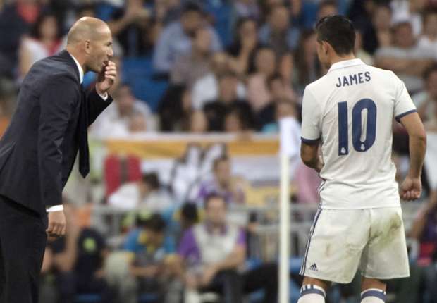 James Rodriguez Tak Terima Sikap Zinedine Zidane - Goal.com Indonesia