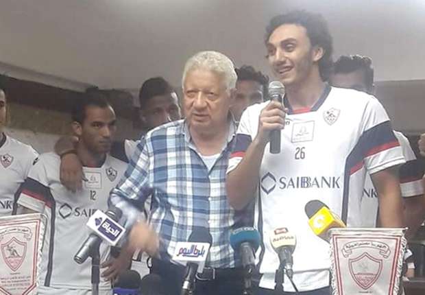 مدافع الزمالك يشارك في التدريبات بعد طول غياب