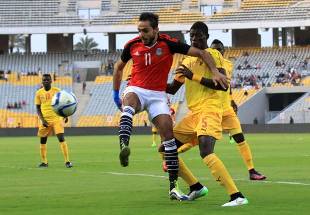 محمود كهربا يفتتح التسجيل للمنتخب المصري