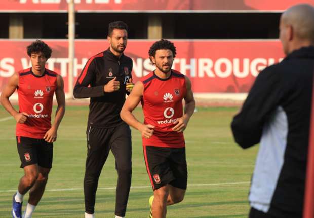غالي يغادر مران الأهلي بسبب الإجهاد