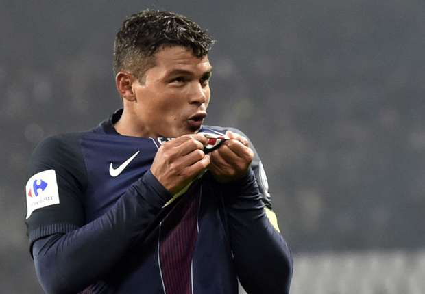 Thiago Silva out for PSG's Barca test