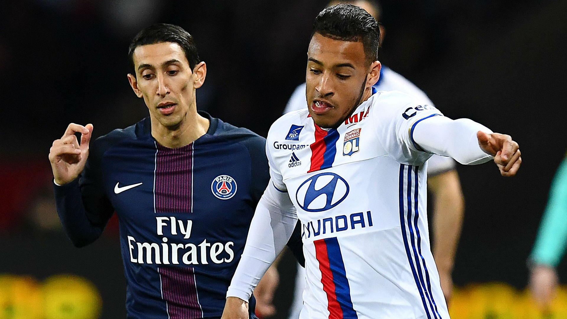 Corentin Tolisso Angel Di Maria PSG Lyon Ligue 1 19032017