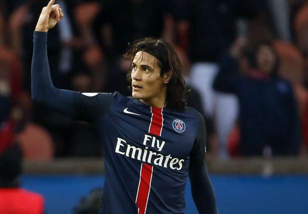 Edinson Cavani Paris SG Reims Ligue 1 20022016