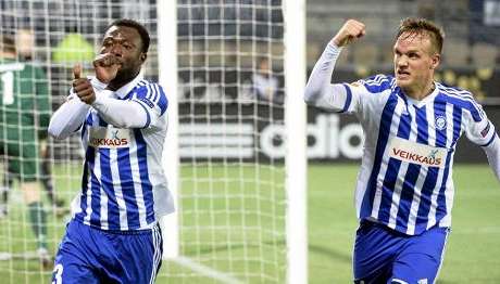 Baah’s HJK secure Champions League victory