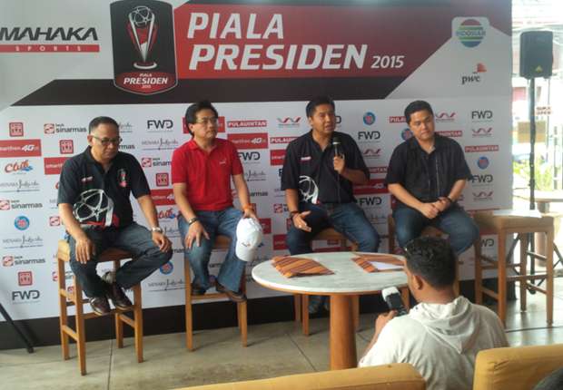 Turnamen Piala Presiden 2015 diharapkan bisa menjadi alat pemersatu membangkitkan sepakbola nasional
