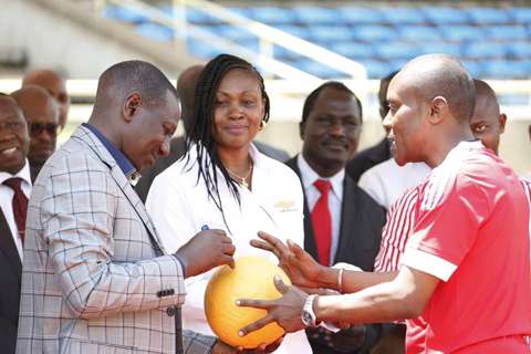Image result for William Ruto in Football