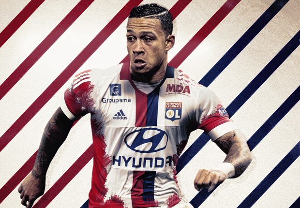 Maillot Extérieur OL Memphis DEPAY Maillot Extérieur OL Memphis DEPAY