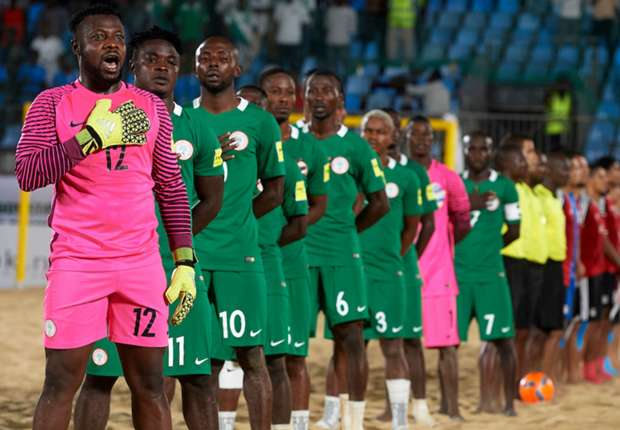 Nigeria Beach Soccer team ranked 20th in the world